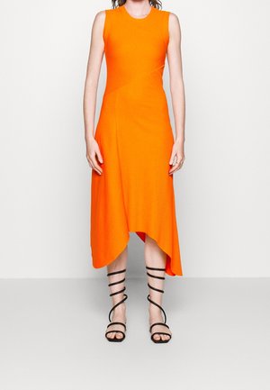 Gebreide jurk - orange