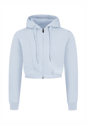 Smilodox ELMA CROPPED ZIP HOODIE - Zip-up sweatshirt - hellblau