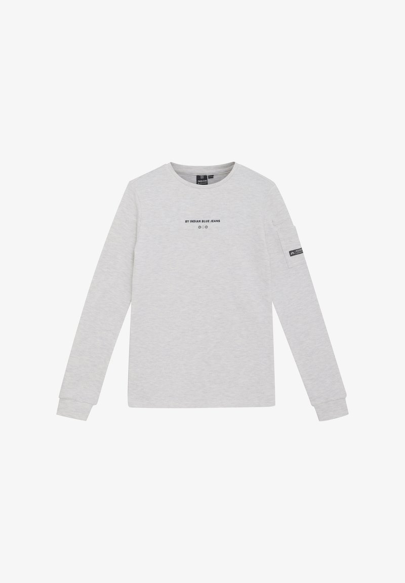 Indian Blue jeans PKT - T-shirt à manches longues - light grey melange
