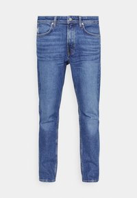 Marc O'Polo DENIM STITCHED HEM - Calças de ganga de perna direita - greyish light blue