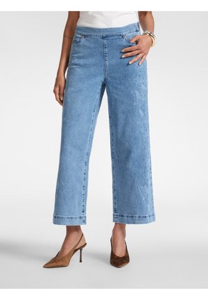 FLOREALI - Wide Leg - azzurro