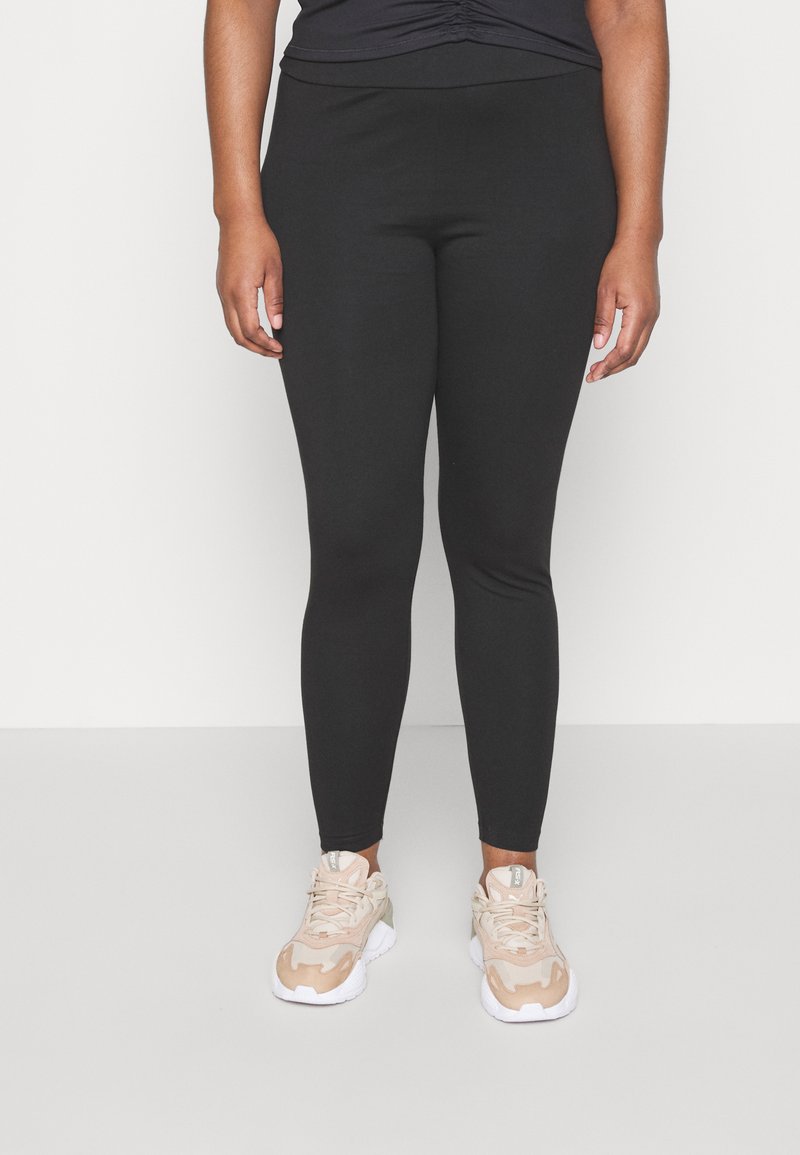 Puma Logo Legging PLUS Leggings black/white/black Zalando.co.uk