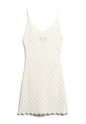 Superdry & Co Vestido de punto - desert bone off white