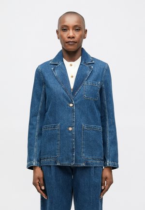 Maison Kitsuné TAILORED JACKET - Bleizeris - washed indigo