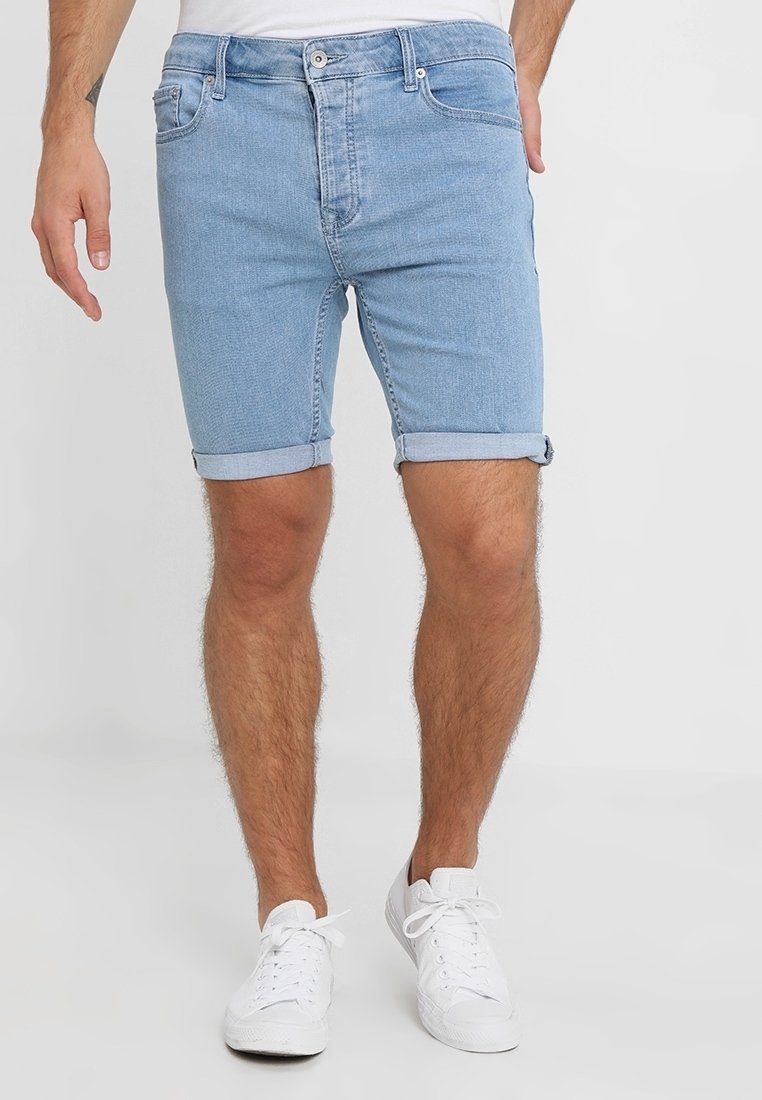 Topman Shorts vaqueros - bordeaux
