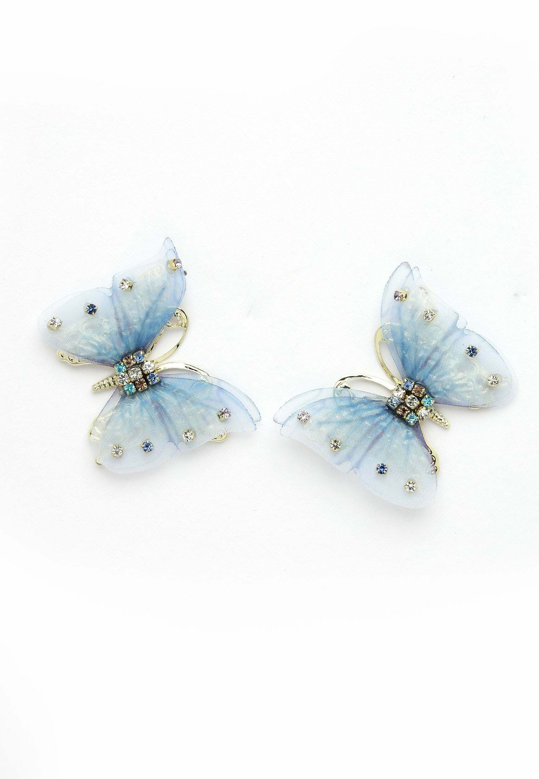 Coppia Di Orecchini A Stecca Gecko, Argento 925 Rodio