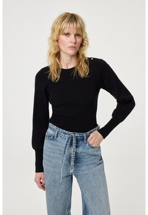 LILLIAN PULLOVER - Trui - black