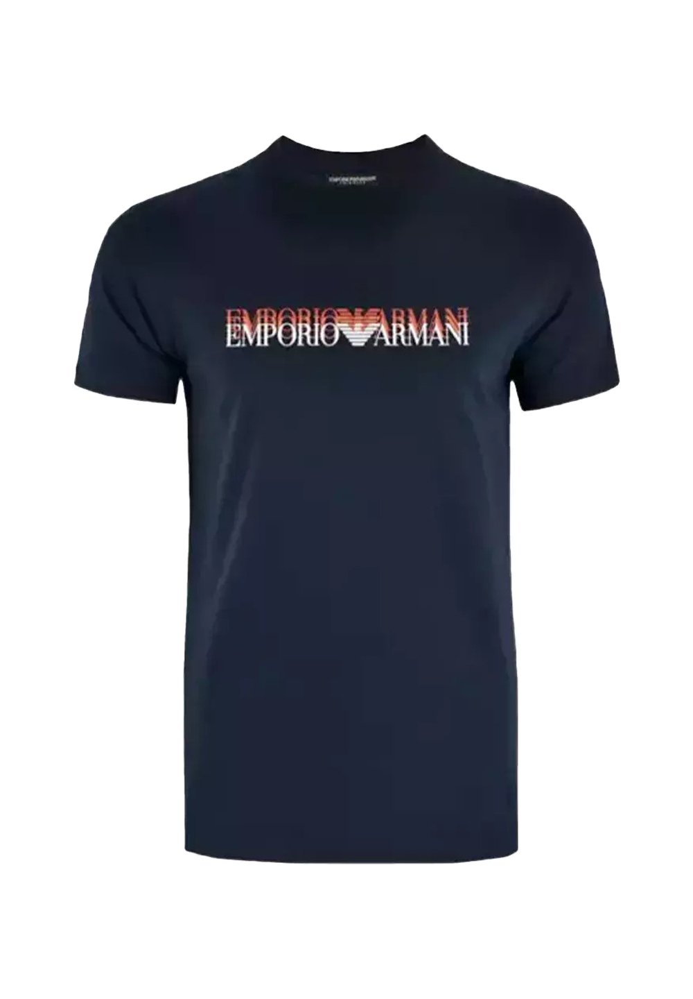 Emporio Armani T-shirt con stampa blue/blu