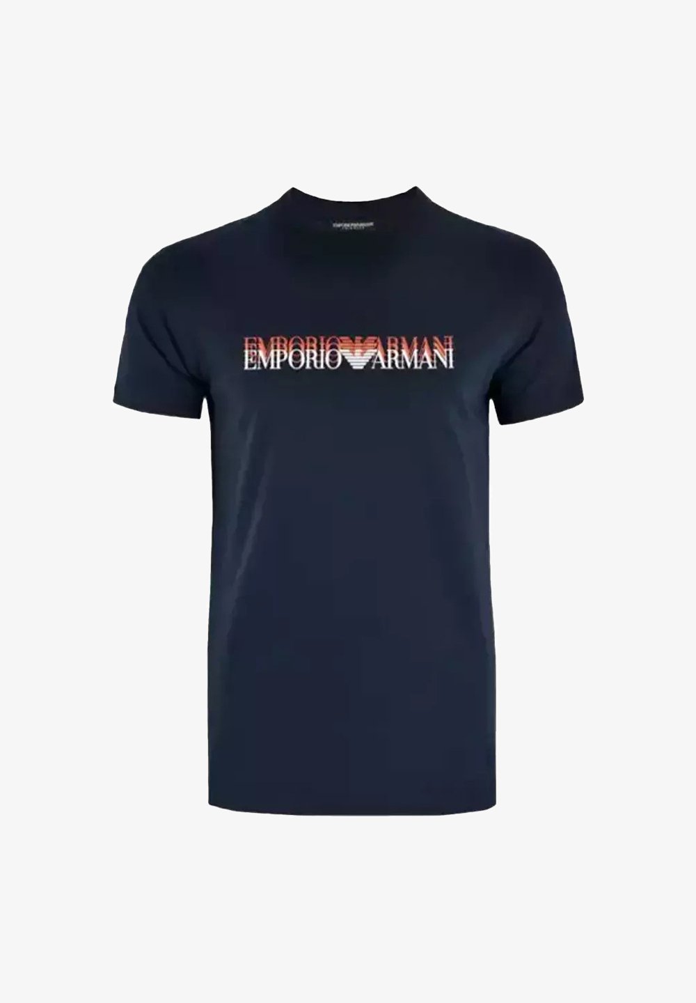 Emporio Armani T-shirt con stampa blue/blu - Main Image