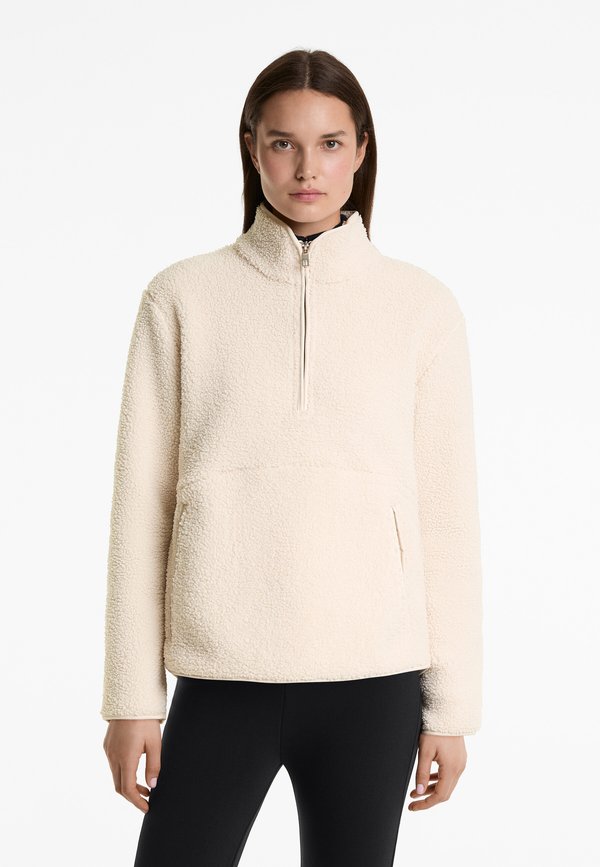 Fleecepullover - stone