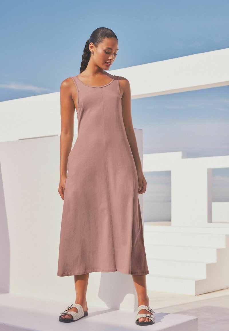 Next SLEEVELESS TALL - REGULAR FIT - Trikotaažkleit - dusky pink
