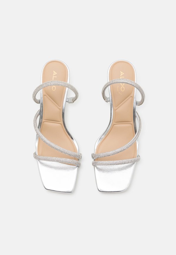 JEWELLA - Heeled mules - silver2