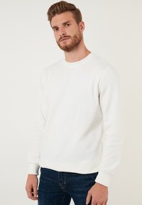 Buratti REGULAR FIT - Mikina - ecru