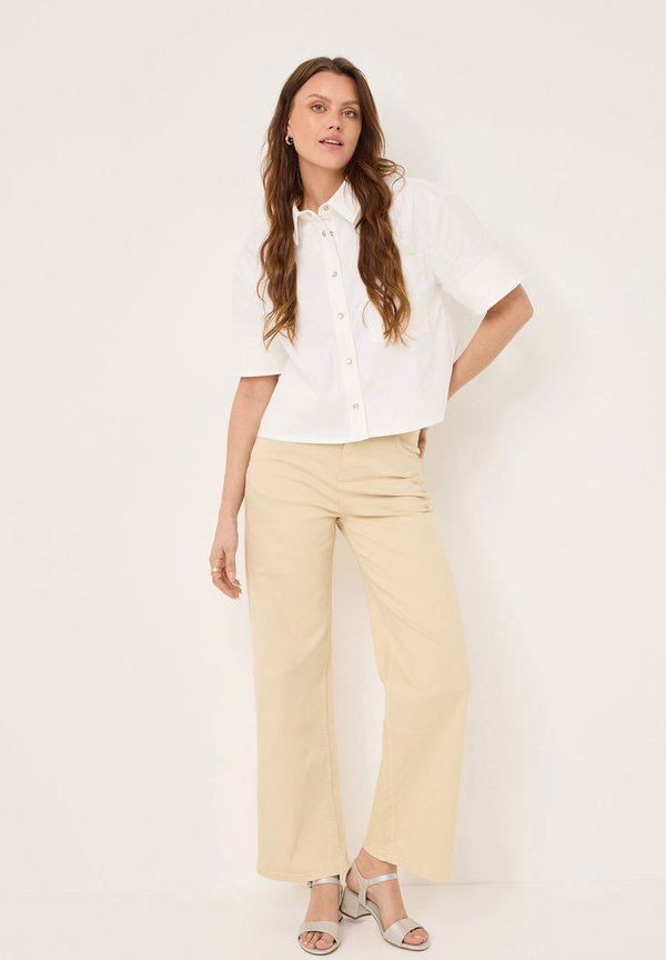 Riemensandalette - champagne