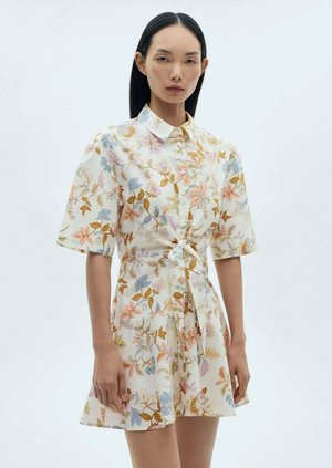 Mango Skjortekjole - off-white