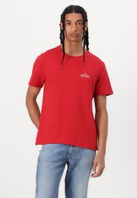 Pepe Jeans THIAGO TEE - Tričko s potlačou - rugby red