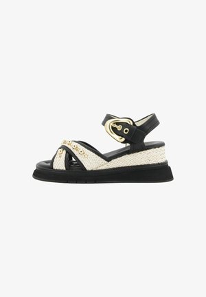 GIO+, SANDALI DAFNE - Espadrillas - nero
