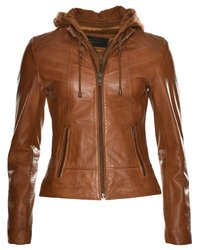 JCC Lederjacke - cognac