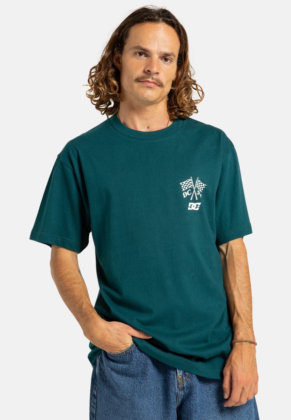 Print T-shirt - btg deep teal2