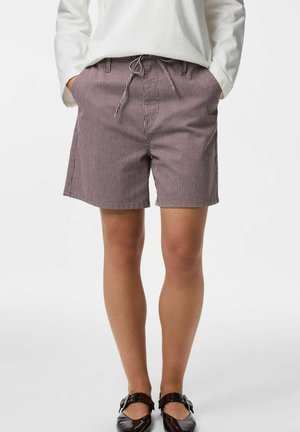 Pieces JEANSSHORTS PCBILLO MW BINDEVERSCHLUSS - Short en jean - sparrow