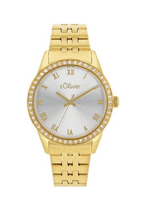 QUARZ ZIRKONIA  - Horloge - gold-coloured