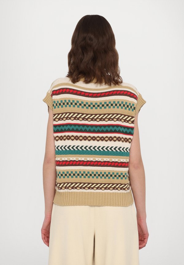 VICINO - Waistcoat - biscuit3