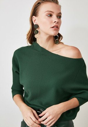 Strickpullover - green