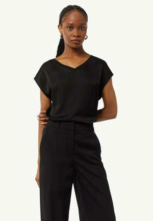 comma MIT DETAIL - Blouse - schwarz