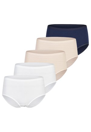 5 PACK - Trusser - weiß/beige/dunkelblau