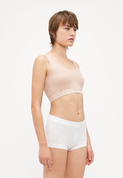 Polo Ralph Lauren GIRL SHORT - Calças - white cloud