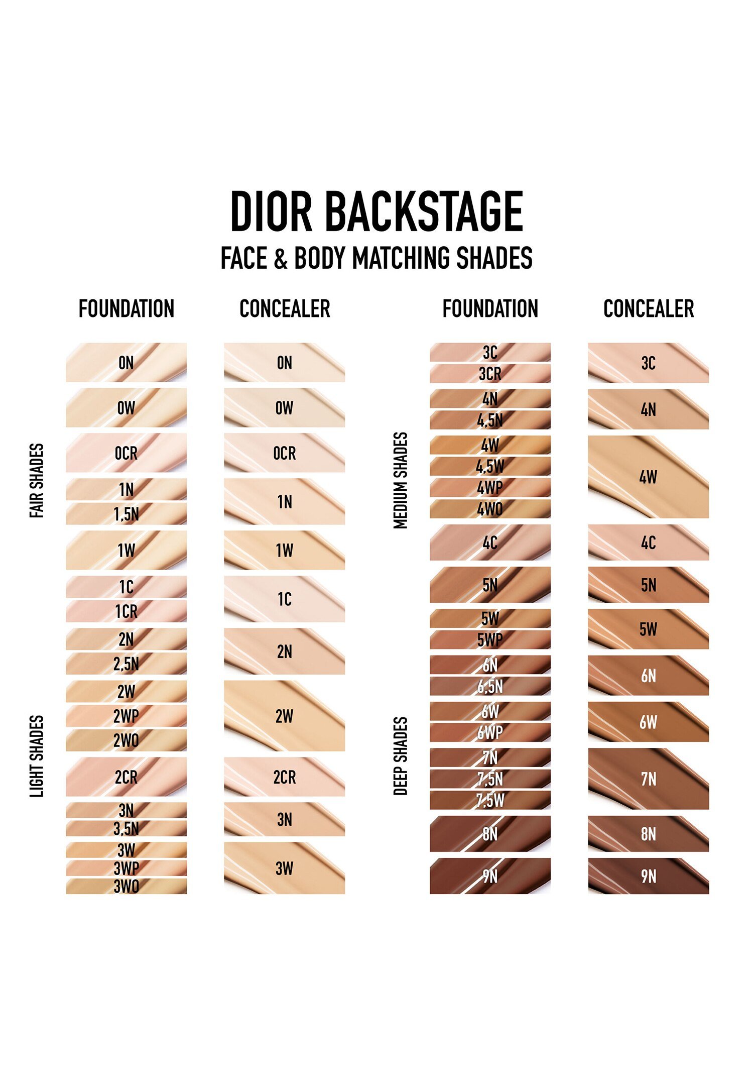 dior backstage foundation