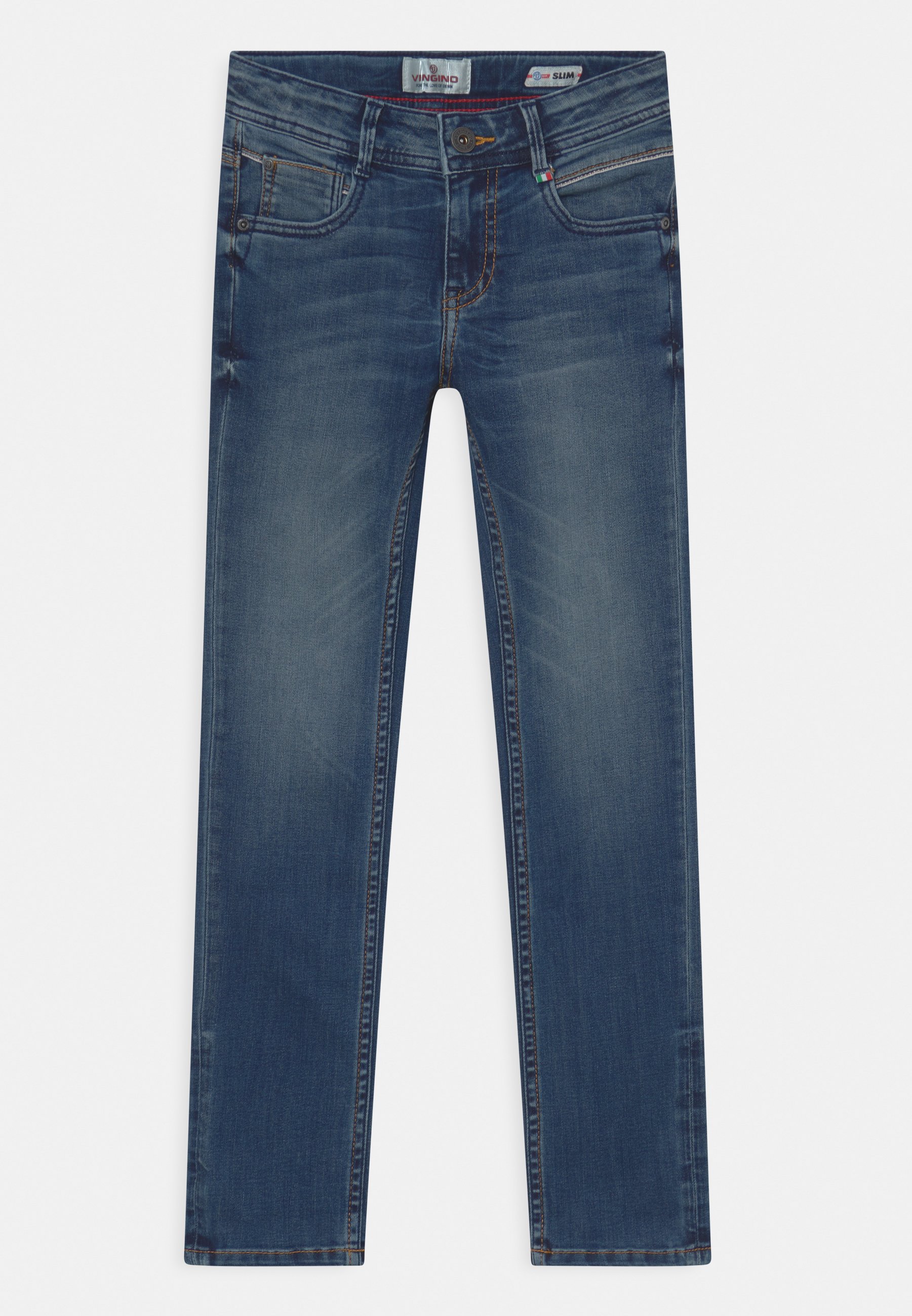 Vingino DIEGO - Jeans Straight Leg - dark used/dark-blue denim - Zalando.ch