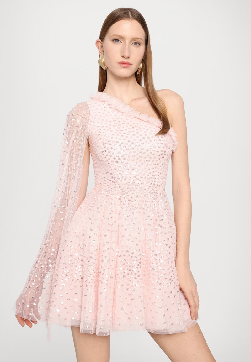 needle and thread pink dress Pretty Pointelle Knit Ankle Gown  The gown is made from a soft and flowy fabric and has a feminine and romantic feel Needle Thread Dress - Shop