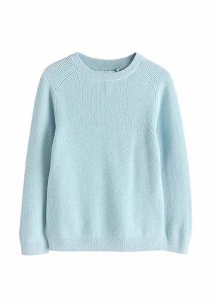 Next, CREW NECK KNITTED JUMPER.  - REGULAR FIT - Striktrøje - light blue