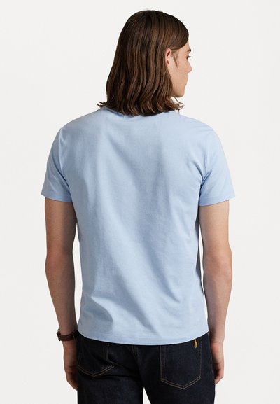 Polo Ralph Lauren CUSTOM SLIM FIT JERSEY CREWNECK T-SHIRT - Βασικό μπλουζάκι - southport blue