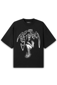 FAVELA HIDING IN SHADOWS UNISEX - Print T-shirt - black