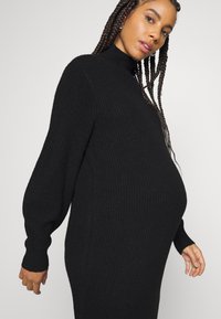ONLY MATERNITY OLMLUCCA DRESS - Strikket kjole - black