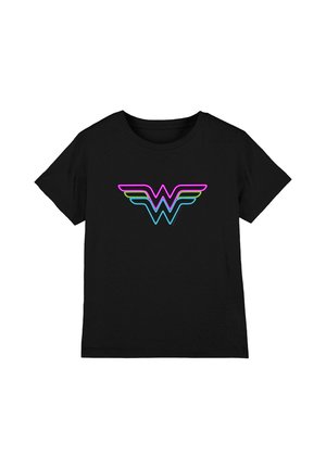 Cotton Soul, DC WONDER WOMAN NEON WONDER WOMAN UNISEX - Print T-shirt - black