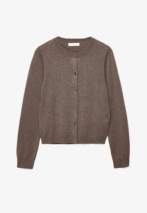 NA-KD, FINE KNITTED CARDIGAN - Vest - nougat