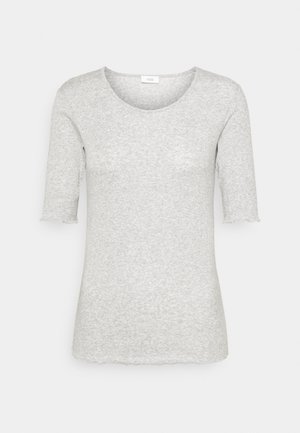 Basic T-shirt - light grey melange