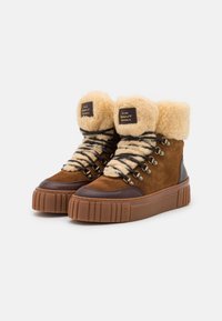 GANT SNOWMONT - Bottines à lacets - beige/darkbrown