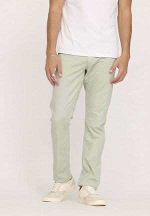 GLANCE - Jean droit - vert