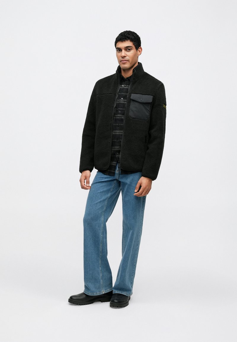 Veste polaire à fermeture éclair pour hommes, pulls à manches longues, sweats de