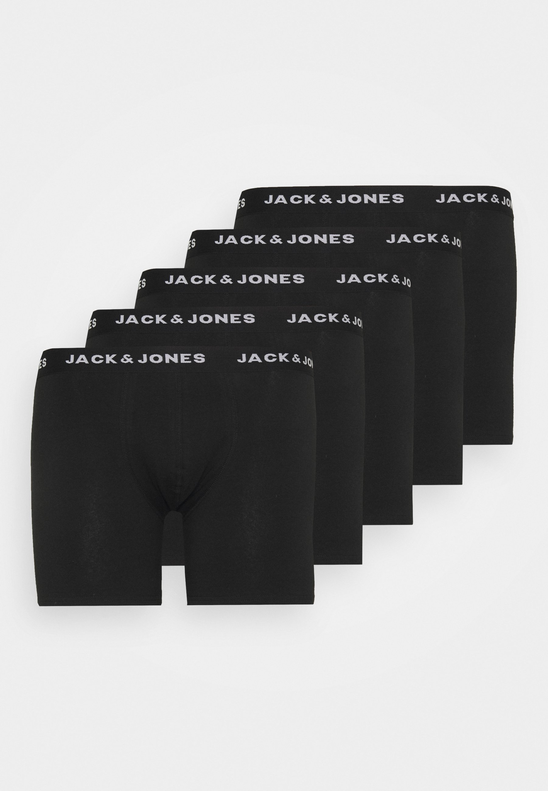 Boxer Jack And Jones Boxer JACK & JONES Jacevan Solid Trunks - Pacco Da 5 Slip Uomo Comfort Slip Confezione 5 Pezzi
