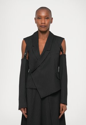 NEREIDA PINSTRIPE JACKET - Blazer - black