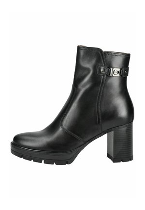 NeroGiardini, STIEFELETTE - Stivaletti con plateau - nero