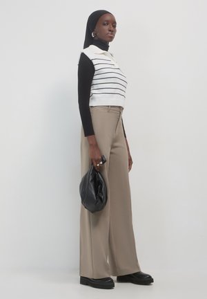 PALAZZO - Pantalon classique - fango