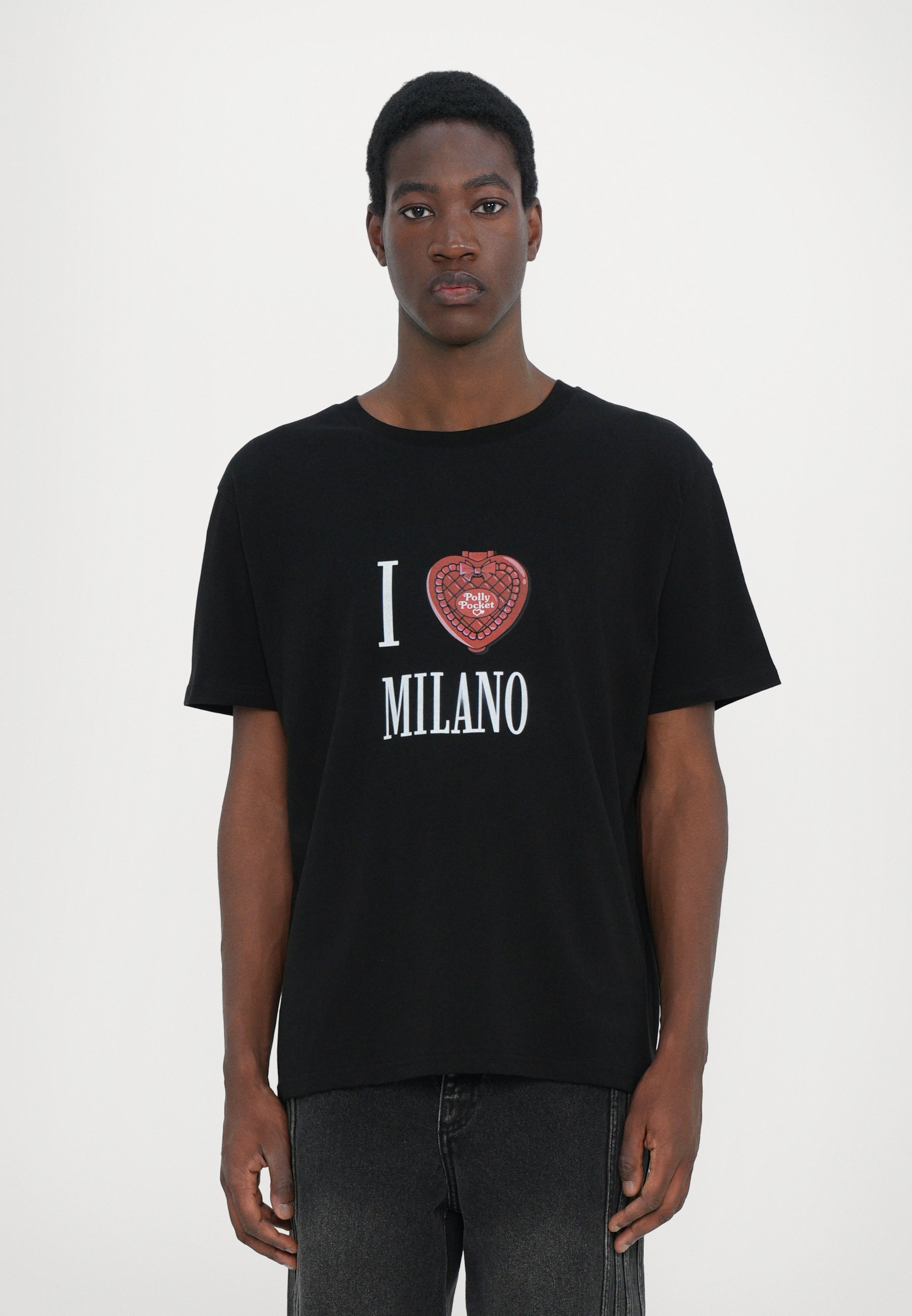 GCDS POLLY POCKET MILANO UNISEX - Print T-shirt - black - Zalando