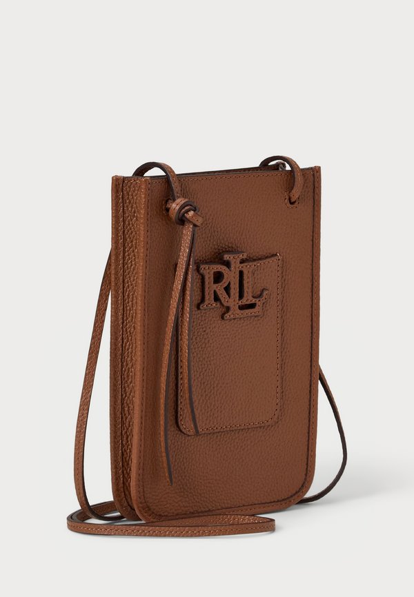 PEBBLED CAMERYN CROSSBODY TECH CASE - Phone pouch - tan2