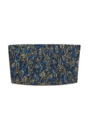 TROPEZ  - Top - navy leaf paisley